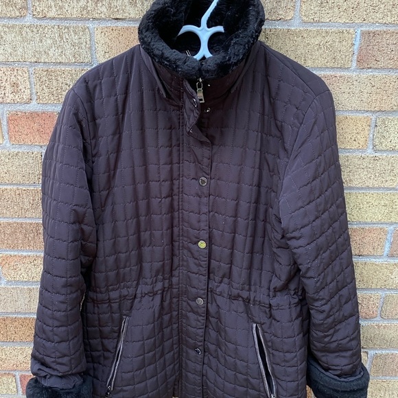 Vintage 90s Andrew Marc New York Jacket XS Brown - Picture 6 of 11